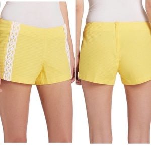 Lilly Pulitzer Liza Short Sunglow Yellow 0 NWT